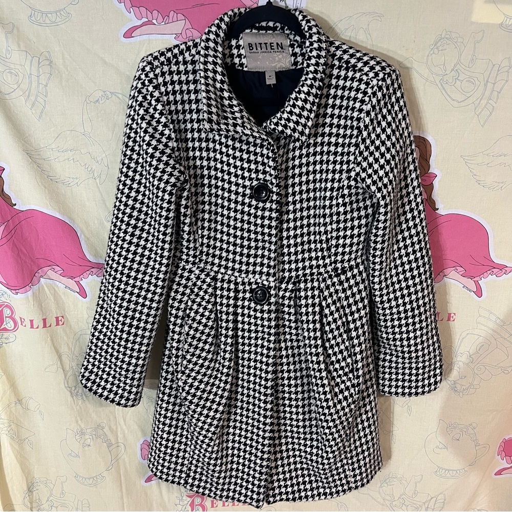 Bitten by Sarah Jessica Parker Houndstooth Peacoat